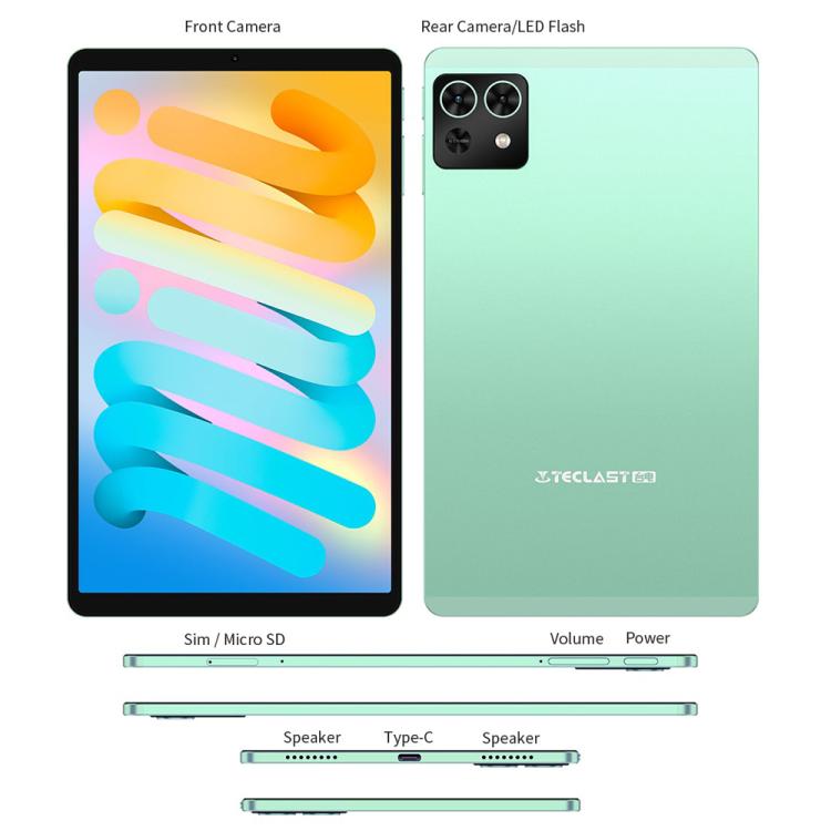 Teclast M50 Mini WiFi Tablet PC, 4GB+128GB, 8.7 inch Android 15 Unisoc T606 Octa Core, M50 Mini