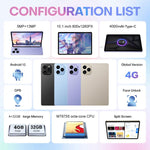 Pad 8 Pro 10.1 inch 4G LTE Tablet PC Combo Set, 4GB+32GB, Android 10 MT6755 Octa Core, with Keyboard / Mouse / Leather Case, EU Plug, EU Plug