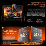 Blackview Active 10 Pro 5G Rugged Tablet, 12GB+512GB, 10.95 inch Android 14 Dimensity 7300 Octa Core, Global Version with Google Play, 12GB+512GB