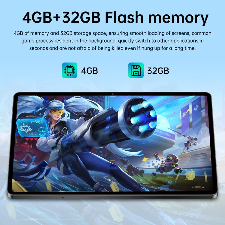Pro 13 10.1 inch 4G LTE Tablet PC, 4GB+32GB, Android 10 MTK6755 Octa Core, UK Plug, UK Plug
