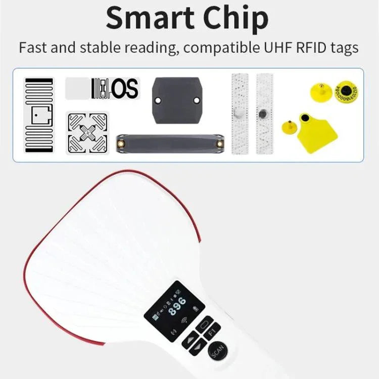 Long Range RFID UHF Portable Handheld Bluetooth Reader, Style: Standard, Standard, EU Plug, Standard, US Plug, Standard, UK Plug