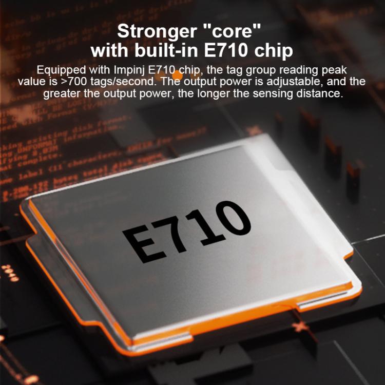 UHF RFID Reader Long Range Integrated Reader Writer With E710 Chip, Style: Add Power Over Ethernet, Add Power Over Ethernet