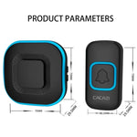 CACAZI V028F 1 For 3 Wireless Music Doorbell without Battery - Trustpick