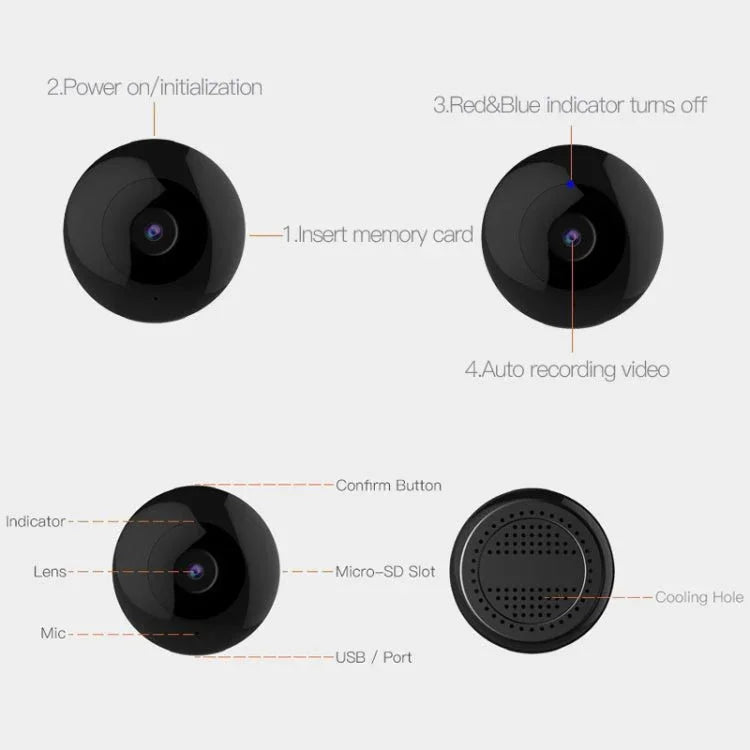 CAMSOY C2 Intelligent Bluetooth Monitor HD Night Vision WIFI Remote Monitor Camera - Trustpick