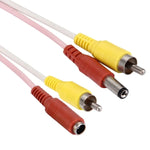 CCTV Safety Camera Power Video Male to Female Cable, Length: 15m - Trustpick