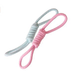 Cotton Rope Dog Molar Teeth Cleaning Toy Candy Color Woven Cotton Rope - Trustpick