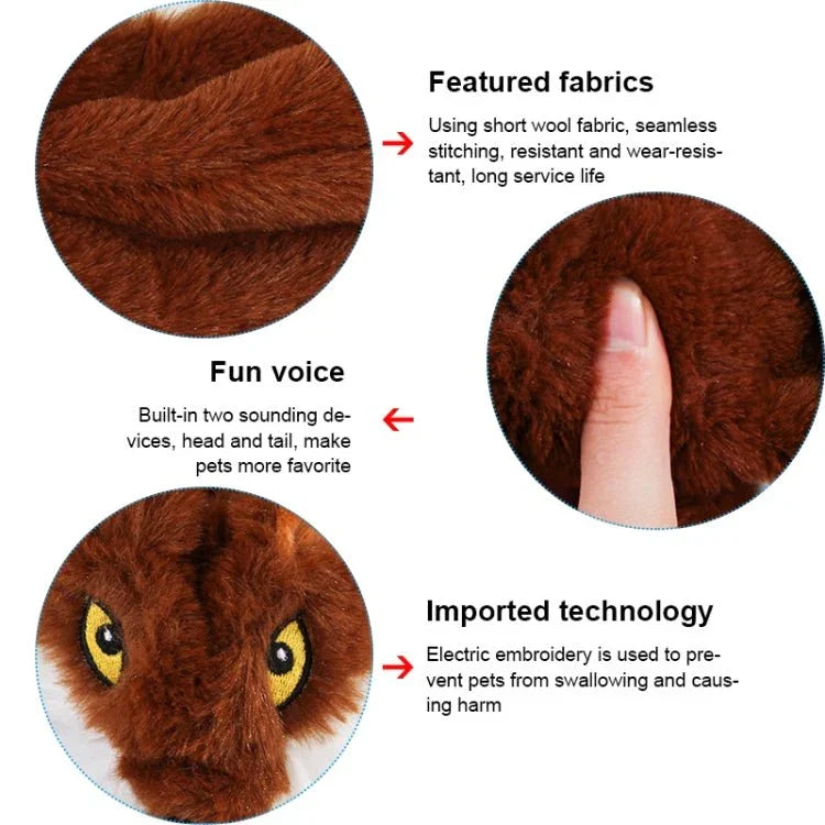 Dog Toy Bite Wear - resistant Vocal Molars Pet Plush Medium Large Supplies - Trustpick