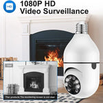 ESCAM 2.0MP 1080P Light Bulb WiFi Camera, Support IR Night Vision / Motion Detection / Two - way Voice - Trustpick