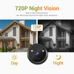 ESCAM C22 2.4 inch Screen Digital Door Viewer, Support Night Vision, TF Card, Take Photos and Video - Trustpick