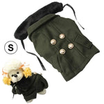 Gorgeous Woolen Cloth with Fur Collar Dog Coat Pet Clothes, Size: XL - Trustpick