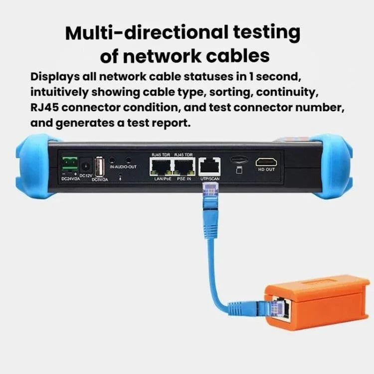 IPC9800MOVTADHSPlus+ Multi - Functional Engineering Tester Coaxial Network Video Surveillance Tester - Trustpick