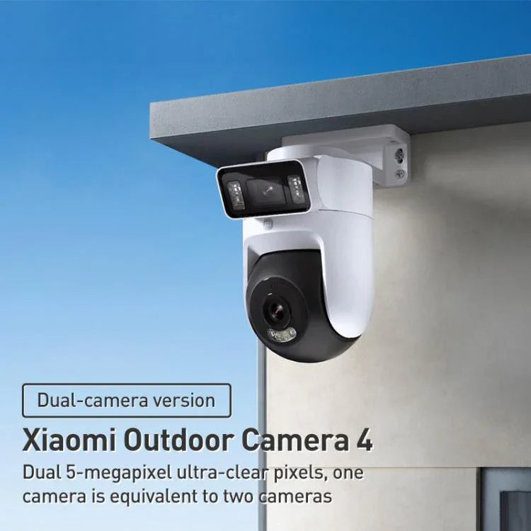 Original Xiaomi Outdoor Camera 4 MJSXJ10HL Dual 5MP 3K Ultra HD IP66 Waterproof - Trustpick