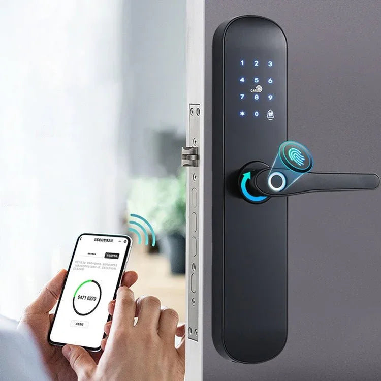 S011M Multi - functional Automatic Fingerprint Lock Hotel Apartment Intelligent Electronic Swipe Password Lock - Trustpick