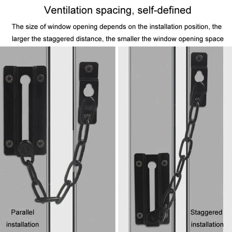 Security Door Chain Anti - theft Home Door Bolt Latch Window Chain Lock - Trustpick