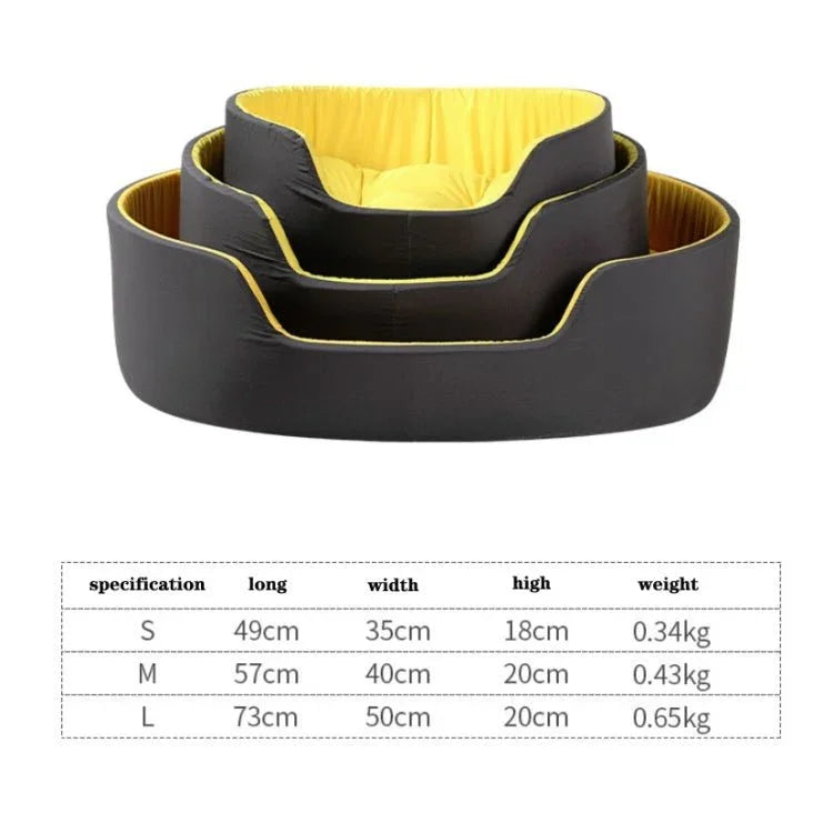 Two - Color Washable Comfortable Pet Nest with Cushion - Trustpick