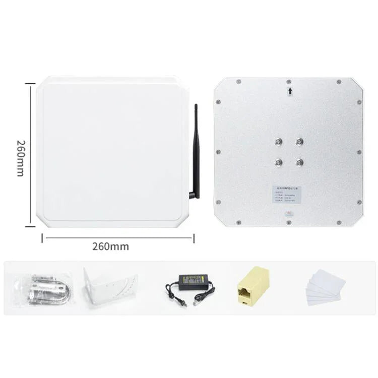 UHF RFID Long Range Integrated Reader with Built - in 9dBi Antenna, Style: Add WiFi Communication - Trustpick